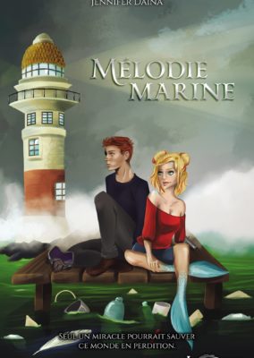 Illustration// Couverture et illustrations intérieures du roman Mélodie Marine