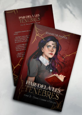 Graphisme// Couverture de roman “Par-delà les Ténèbres” T 2